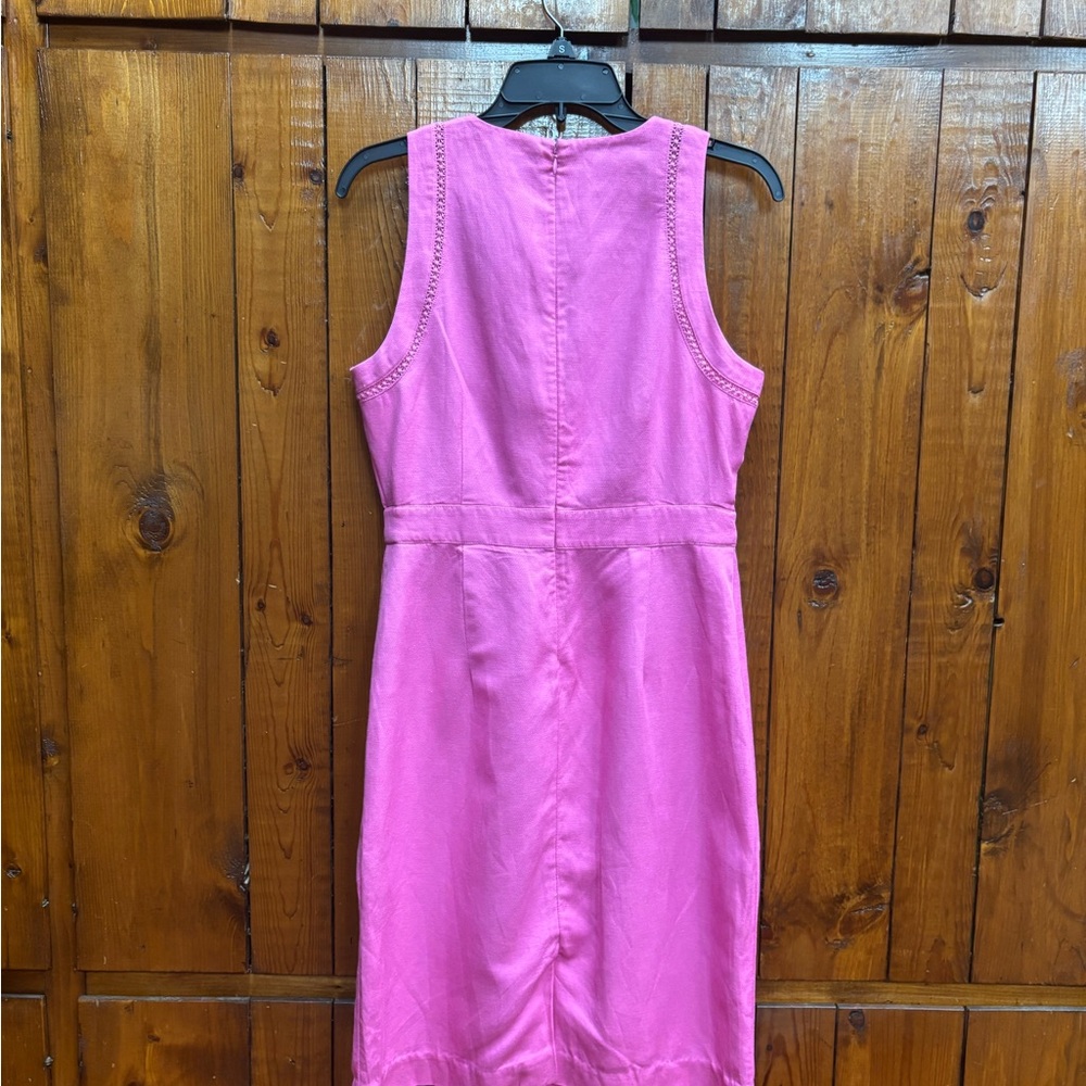 Ann Taylor Pink Sheath Halter Dress - Picture 2 of 7